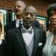Vernon Winfrey, standing on Oprah’s right, and his daughter Oprah arrive at the opening of Charlie’s War at the Nashville Film Festival on May 2, 2003 in Nashville Tennesse.